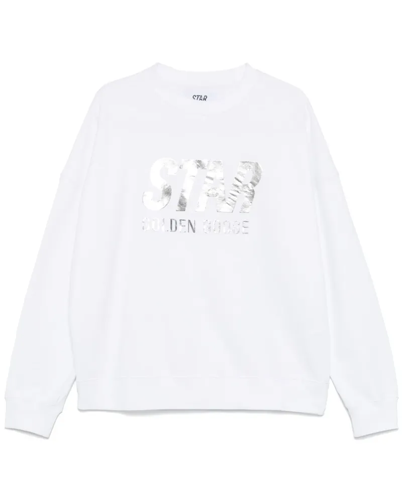Golden Goose Sweatshirt mit Rundhalsausschnitt - Weiß Weiß