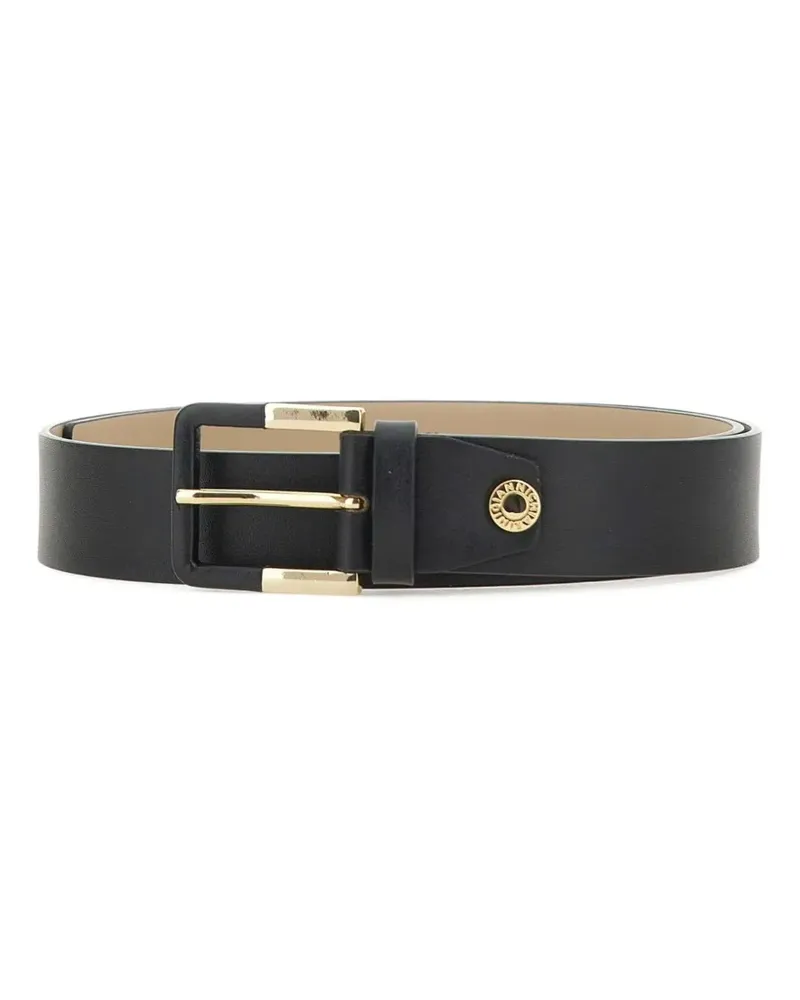Gianni Chiarini Schnallengürtel aus Leder - Schwarz Schwarz