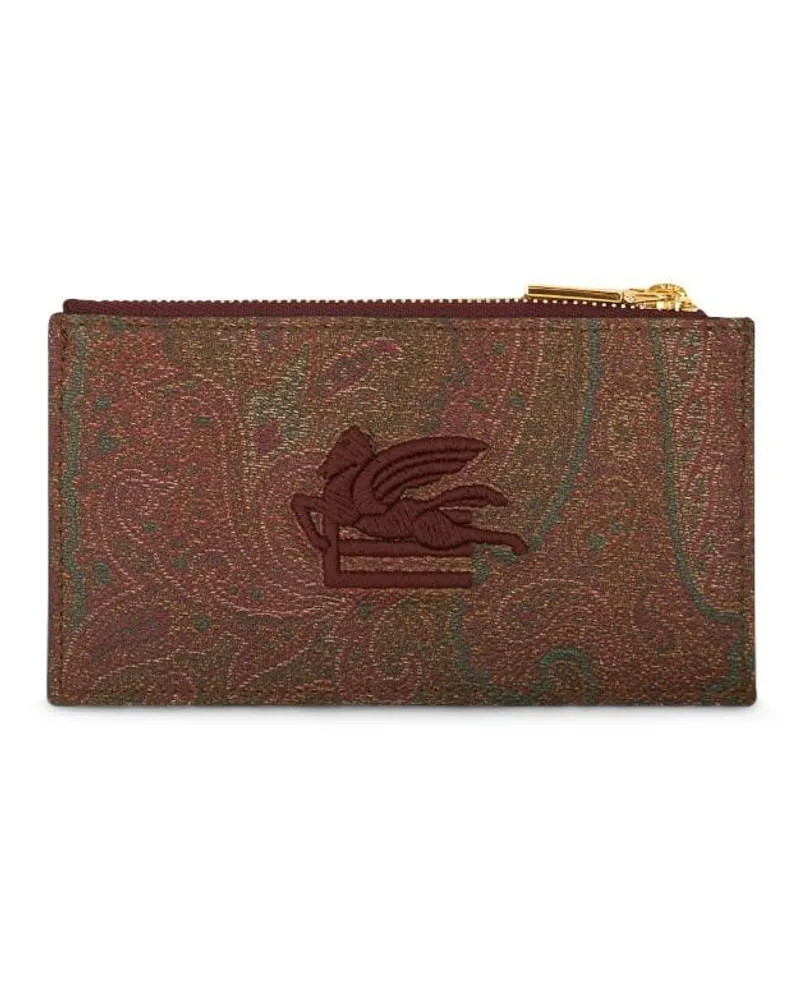 Etro Portemonnaie mit Logo - Braun Braun