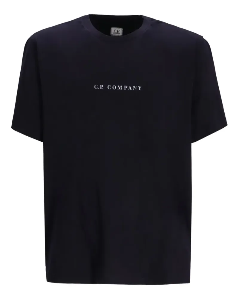 C.P. Company T-Shirt mit Logo - Schwarz Schwarz