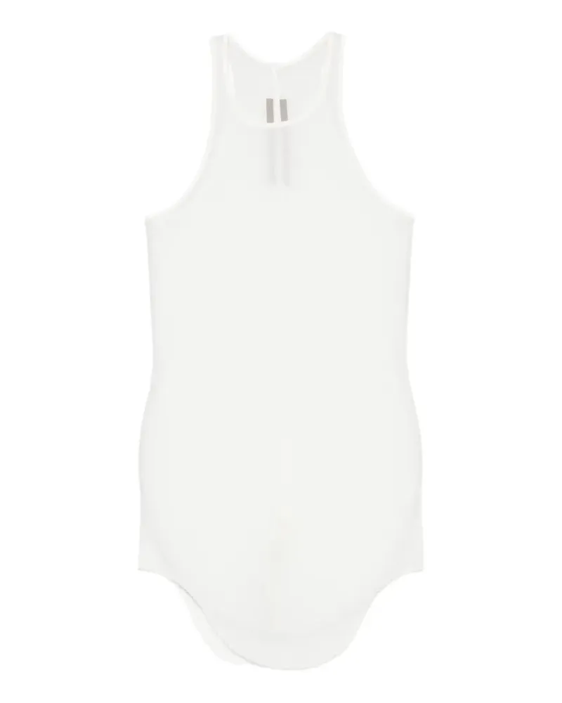 Rick Owens Geripptes Oberteil mit abgerundetem Saum - Nude Nude