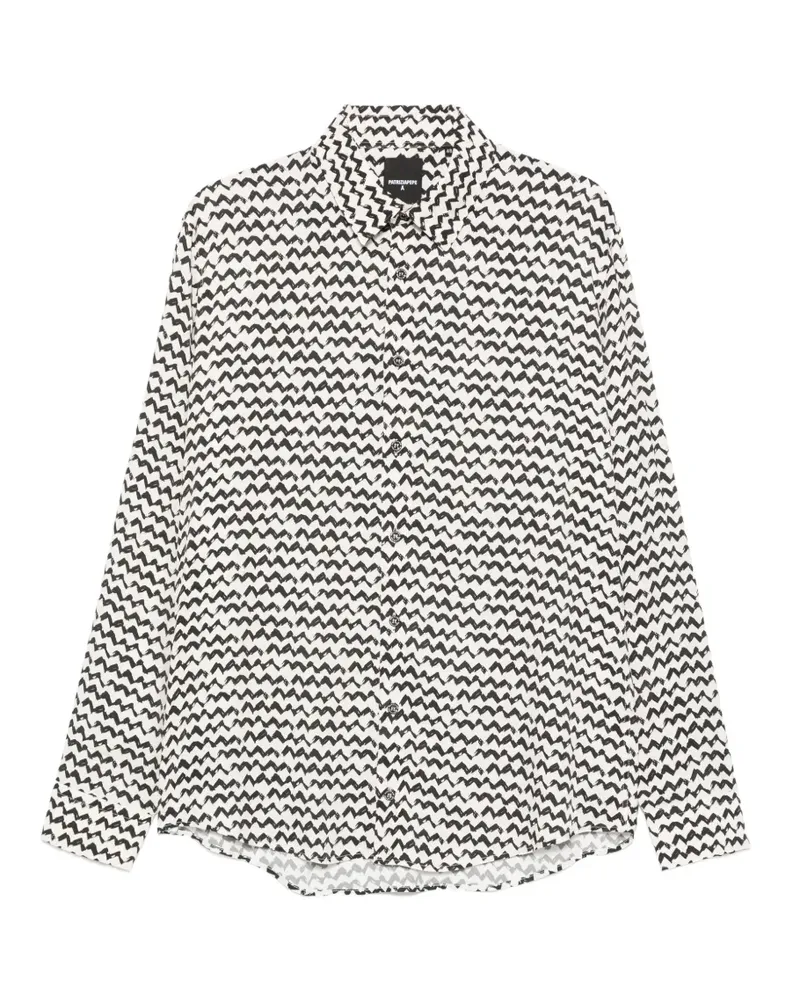 Patrizia Pepe patterned shirt - Nude Nude