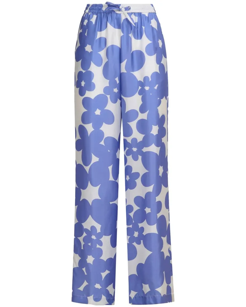Marni Florale Hose - Violett Violett