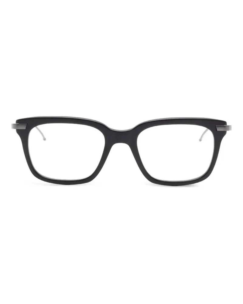 Thom Browne square-frame glasses - Schwarz Schwarz