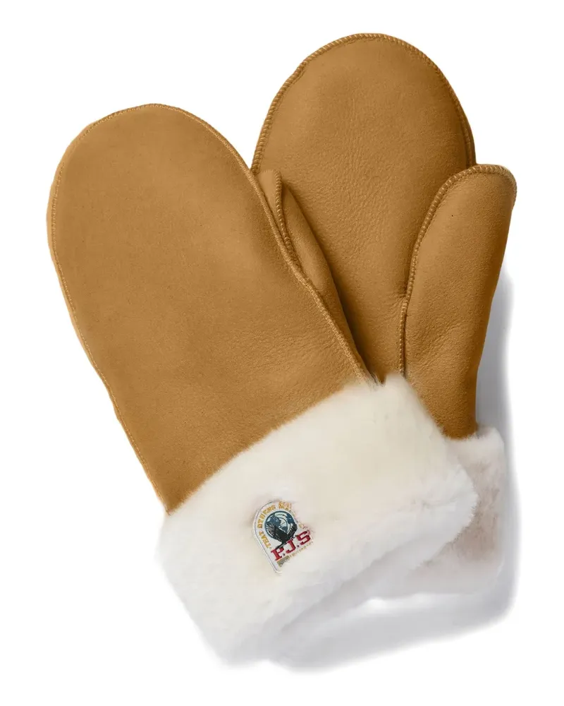 Parajumpers Fäustlinge mit Pelzbesatz - Nude Nude
