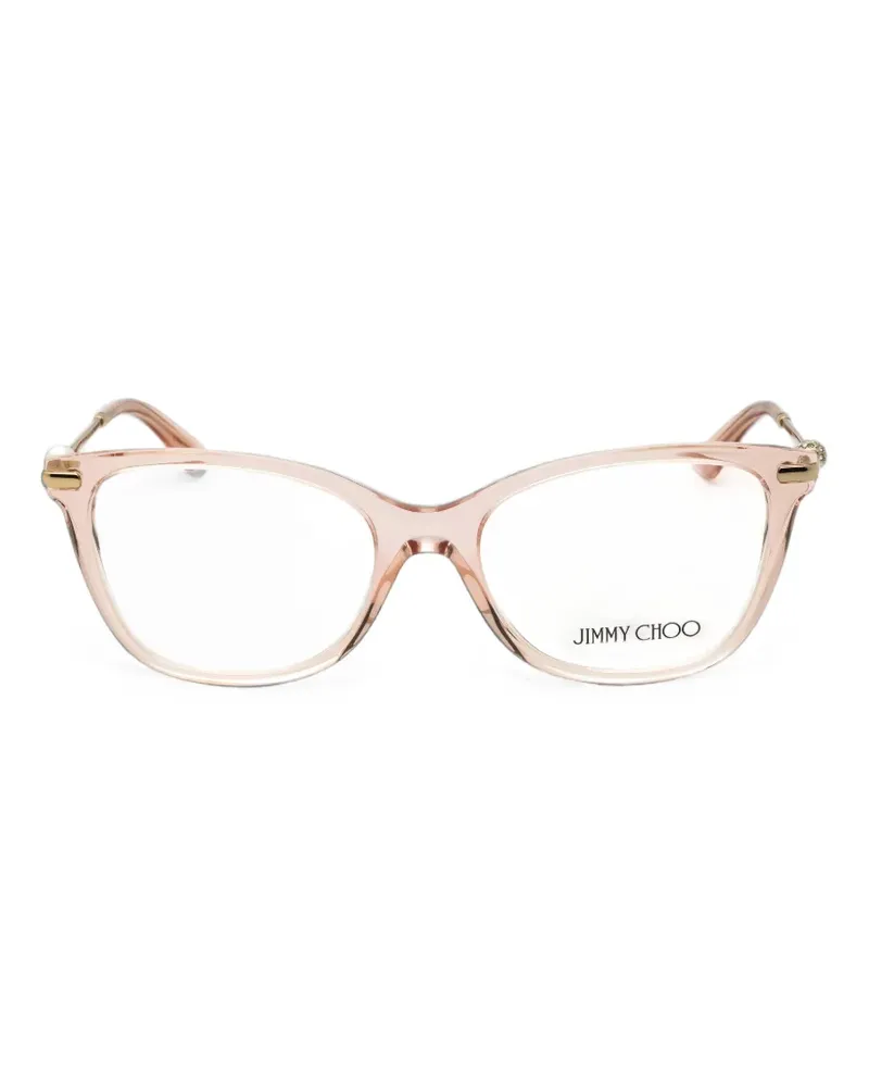Jimmy Choo Brille mit Cat-Eye-Gestell - Rosa Rosa