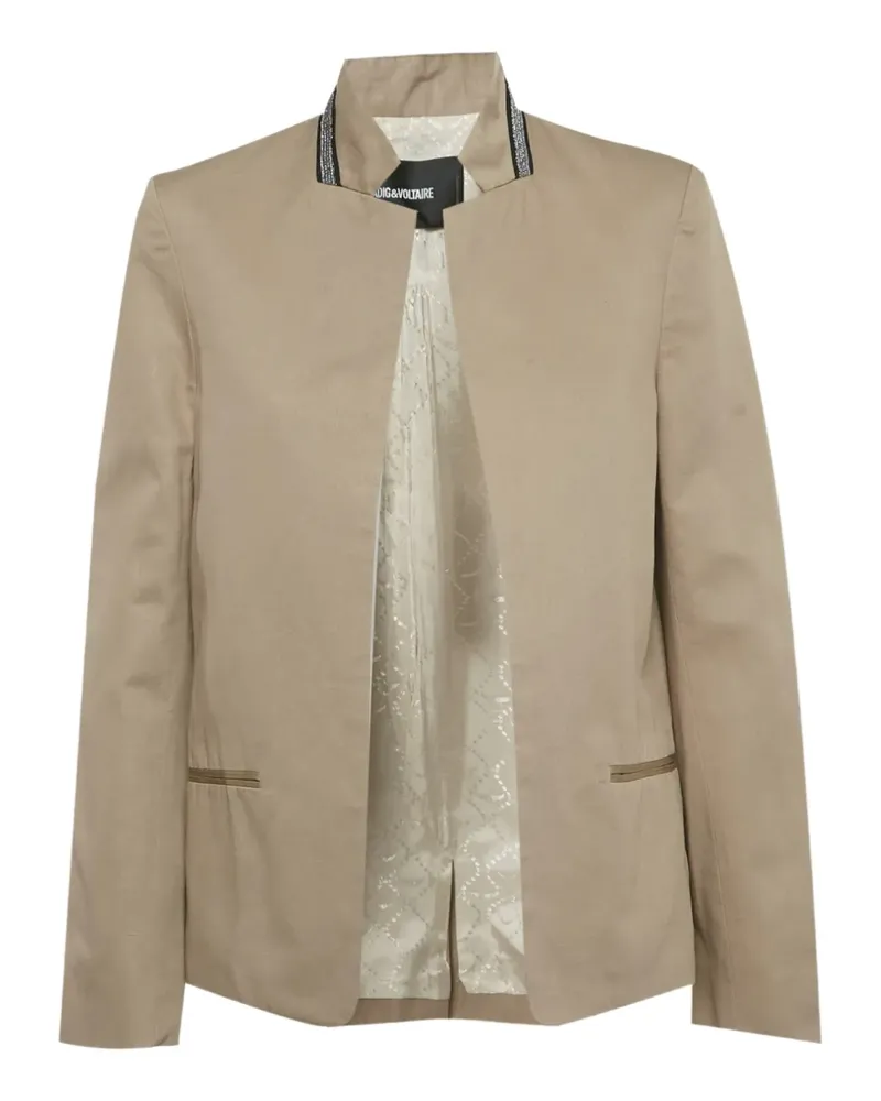 Zadig & Voltaire open-front jacket - Nude Nude