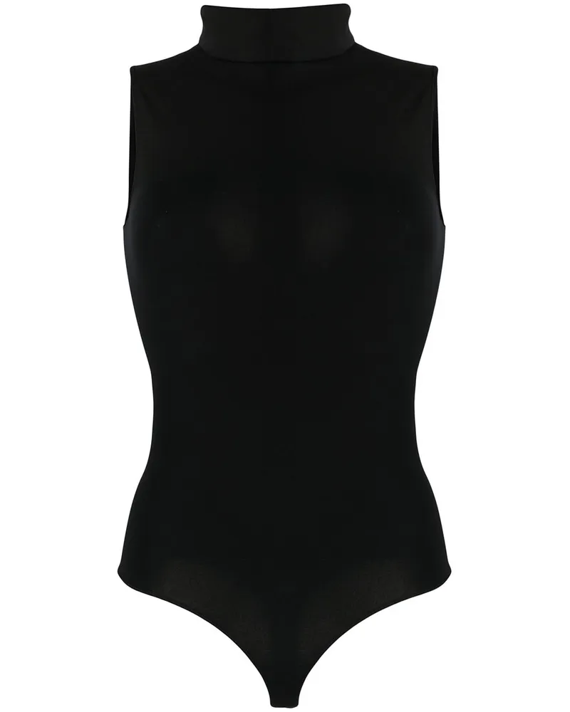Wolford Ärmelloser Body mit Rollkragen - Schwarz Schwarz
