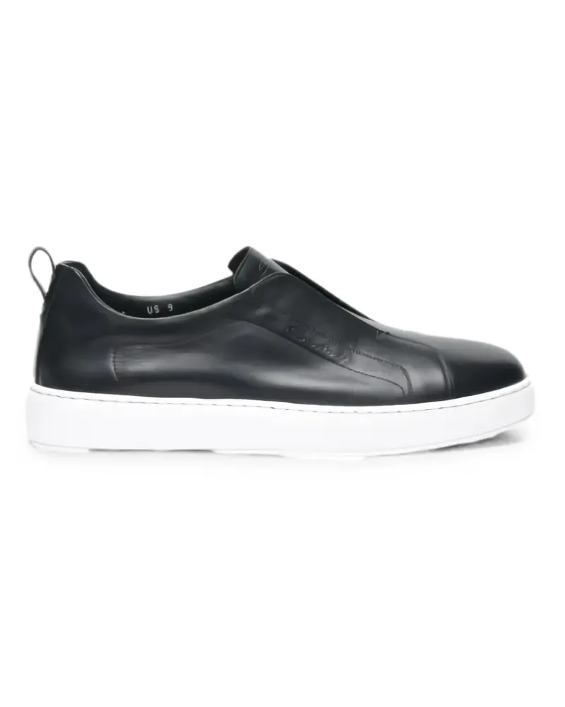 Santoni slip-on sneakers - Schwarz Schwarz
