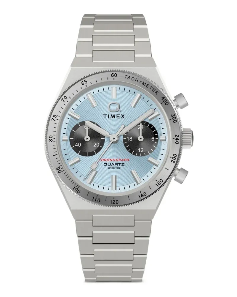 Timex Q Continental Chronograph 36mm - Blau Blau