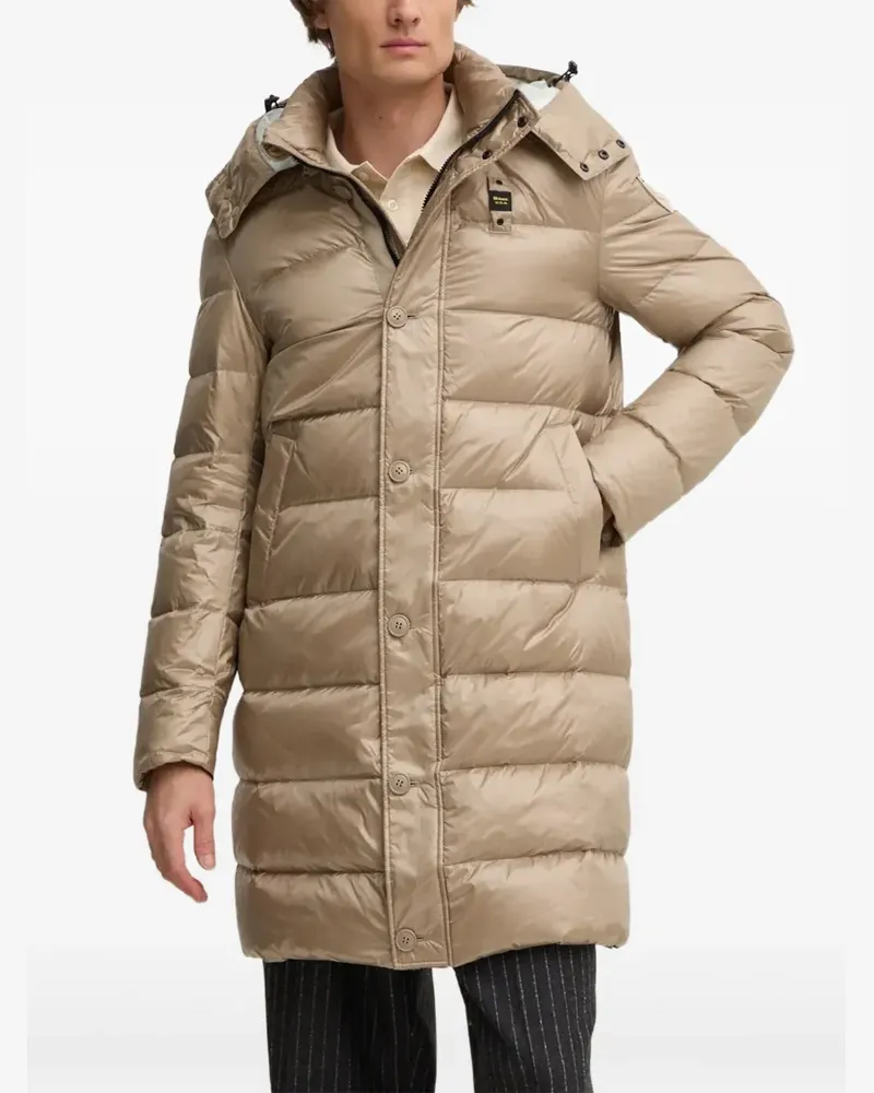 Blauer hooded padded jacket - Nude Nude