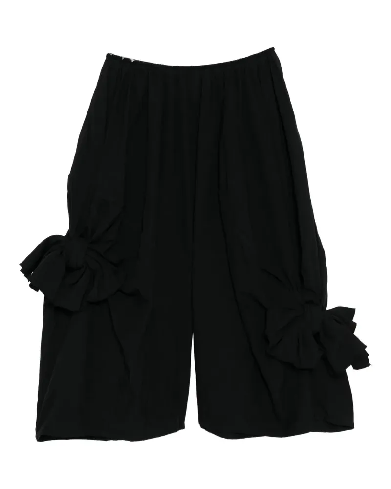 Comme des Garçons knot-detail trousers - Schwarz Schwarz