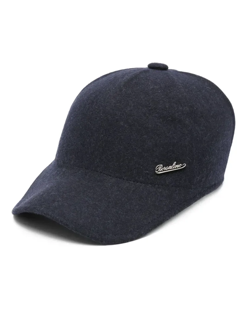 Borsalino Timothee Baseballkappe aus Wollfilz - Blau Blau