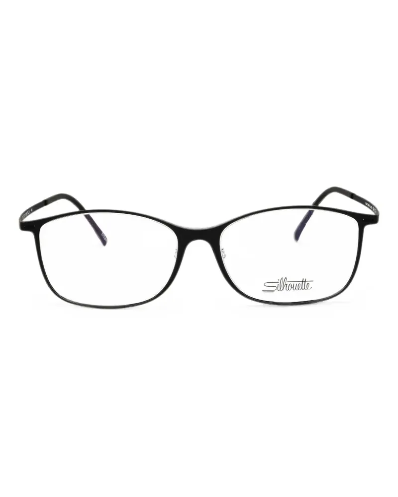 Silhouette Urban Lite geometric-frame glasses - Schwarz Schwarz
