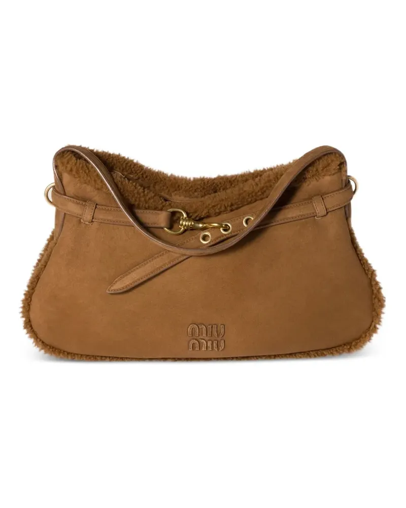 Miu Miu Aventure Schultertasche - Braun Braun