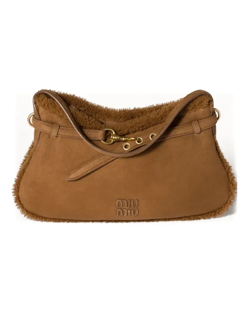 Miu Miu Aventure shoulder bag - Braun Braun