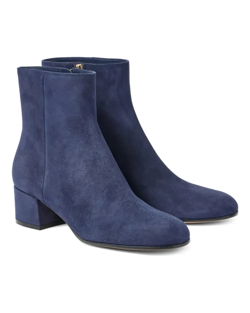 Gianvito Rossi Joelle Stiefeletten aus Wildleder - Blau Blau