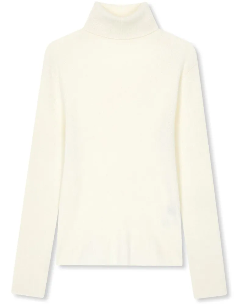 STUDIO TOMBOY Gerippter Rollkragenpullover - Nude Nude