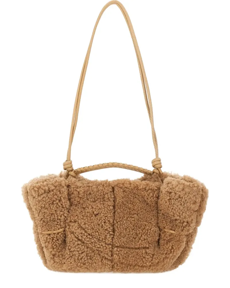 HEREU shearling shoulder bag - Braun Braun