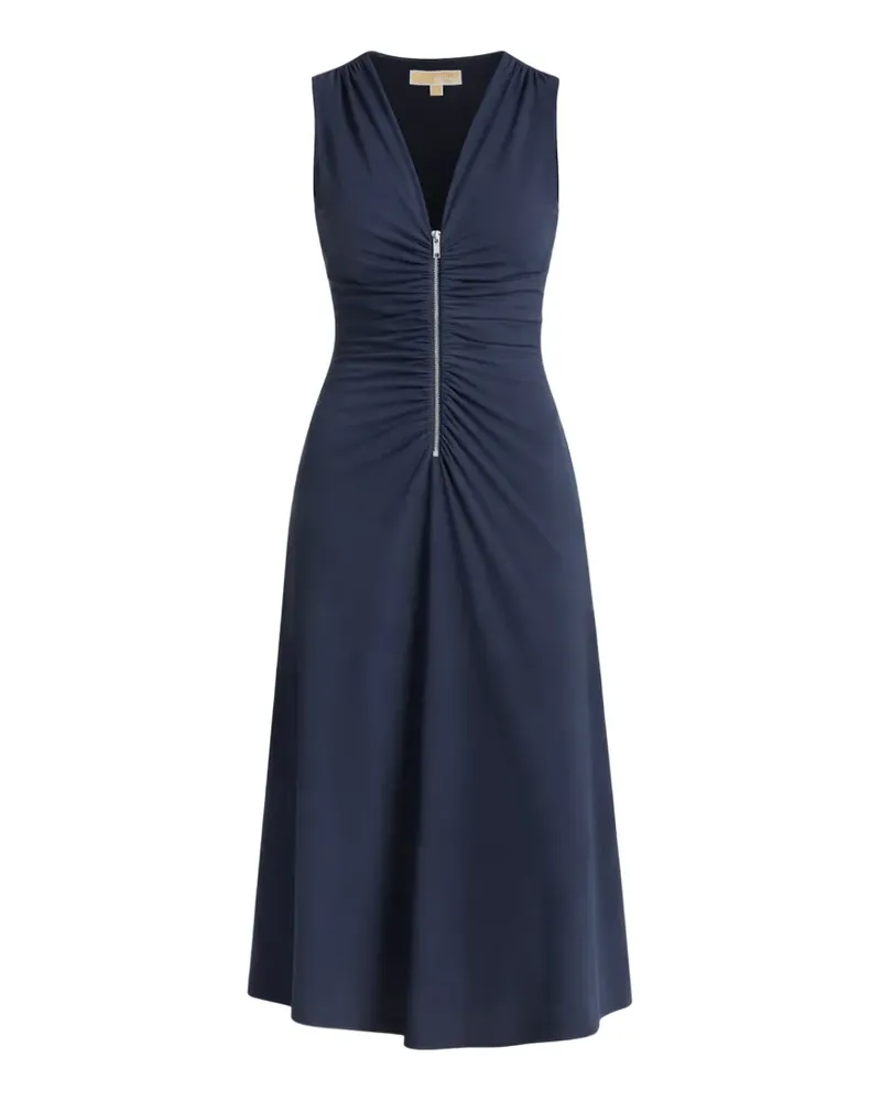 Michael Kors Minikleid mit V-Ausschnitt - Blau Blau
