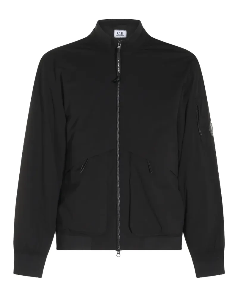 C.P. Company lens-detail zip-fastening jacket - Schwarz Schwarz
