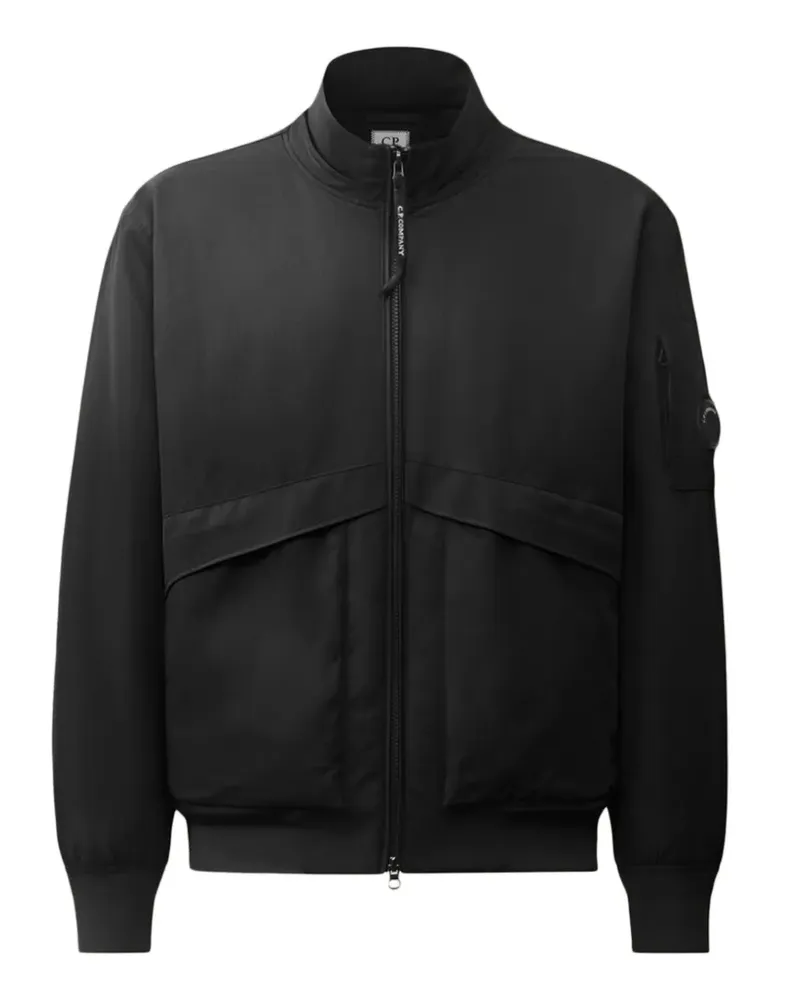C.P. Company Jacke mit Linsen-Detail - Schwarz Schwarz