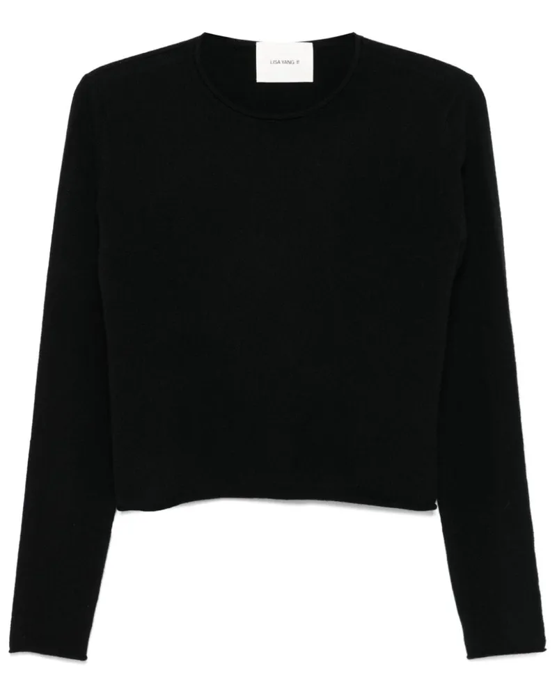 Lisa Yang Klassischer Kaschmirpullover - Schwarz Schwarz