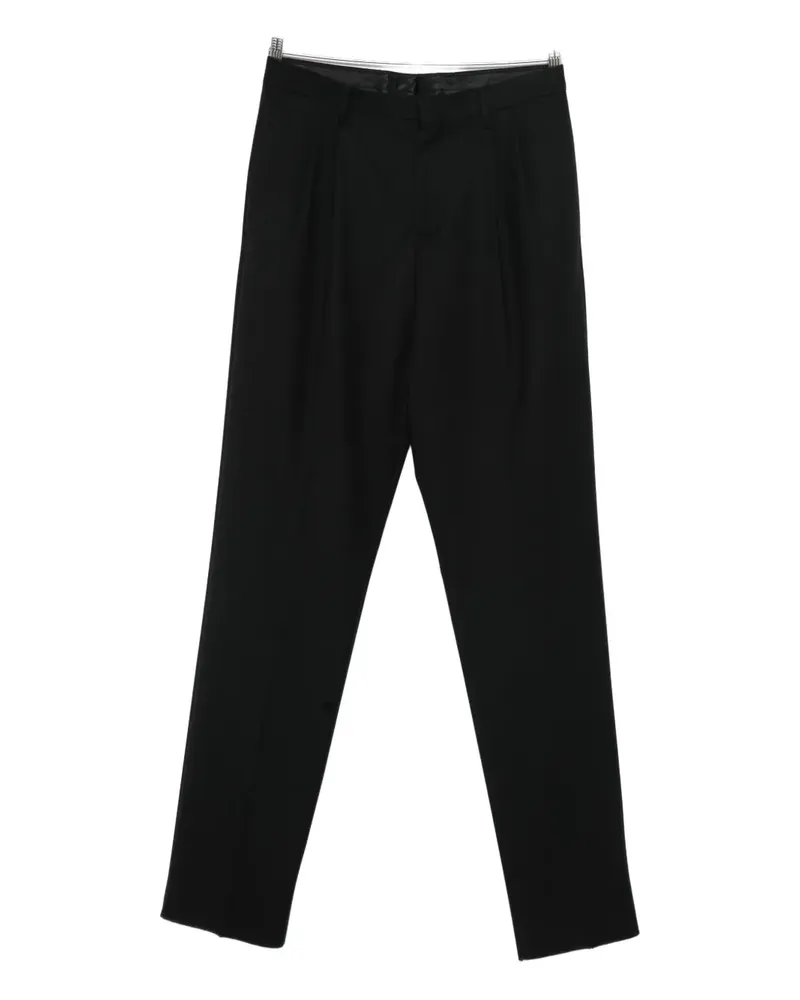 LARDINI pleated trousers - Schwarz Schwarz