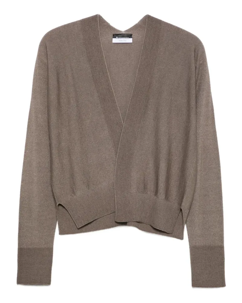 Arovescio Langärmeliger Cardigan - Braun Braun