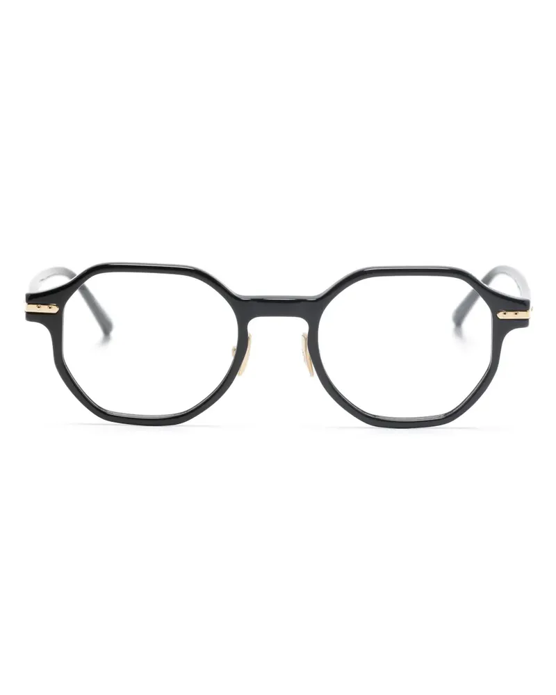 Linda Farrow Axis Brille mit geometrischem Gestell - Schwarz Schwarz