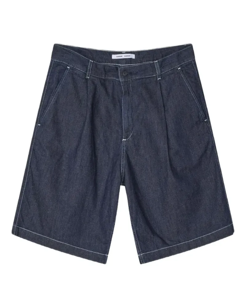 Samsøe & Samsøe Samandia seam shorts - Blau Blau