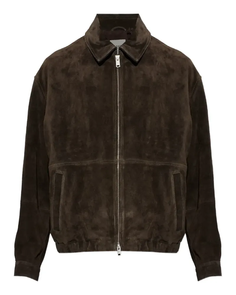 Arma Maddox leather jacket - Braun Braun