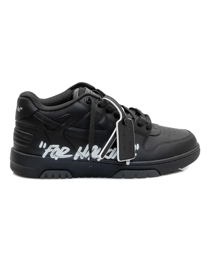 OFF-WHITE lace-up fastening sneakers - Schwarz Schwarz