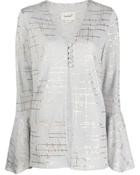 Bambah Bluse mit Print Grau