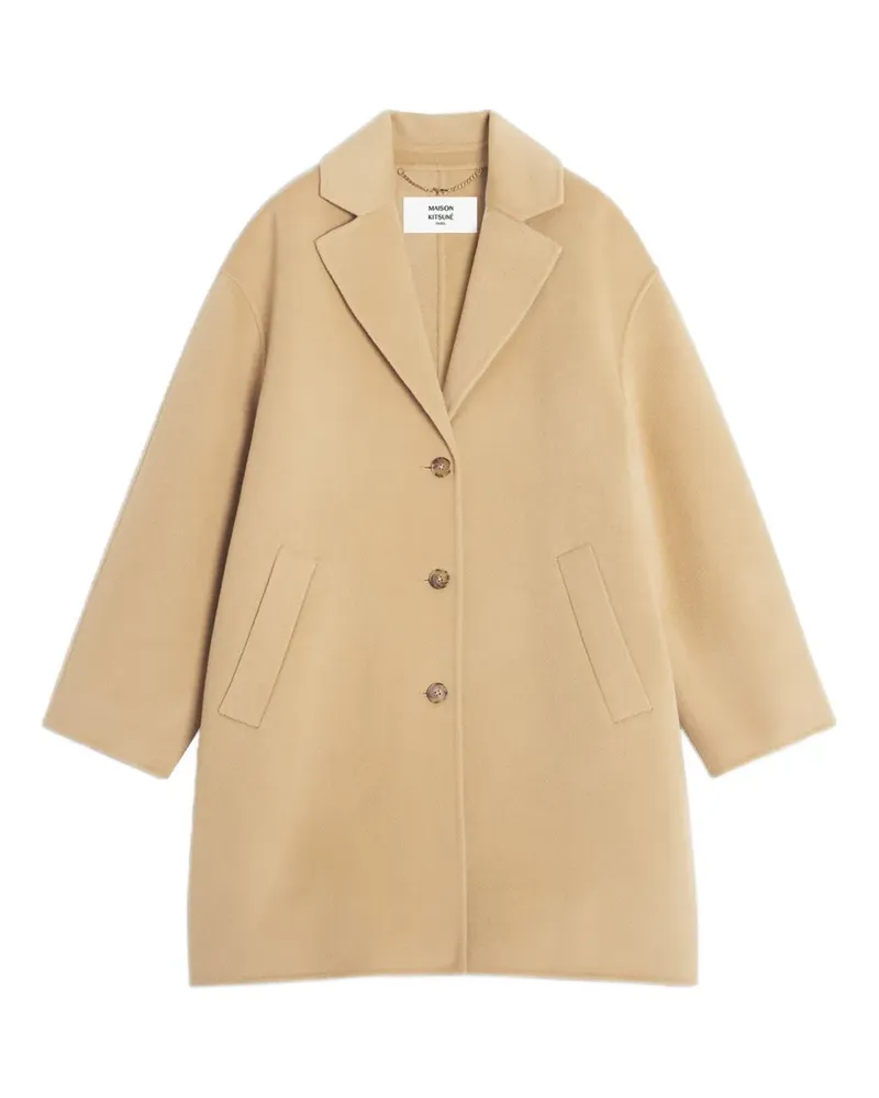Kitsuné Mantel mit Knopfverschluss - Nude Nude