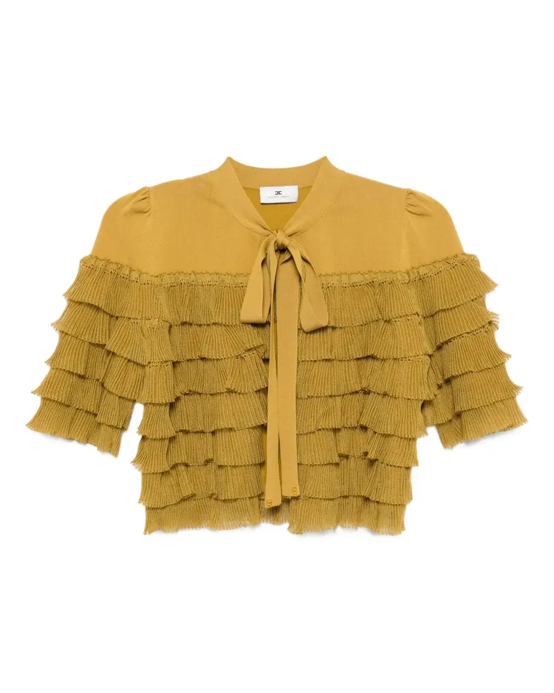 Elisabetta Franchi Gestrickte Blusen - Gelb Gelb