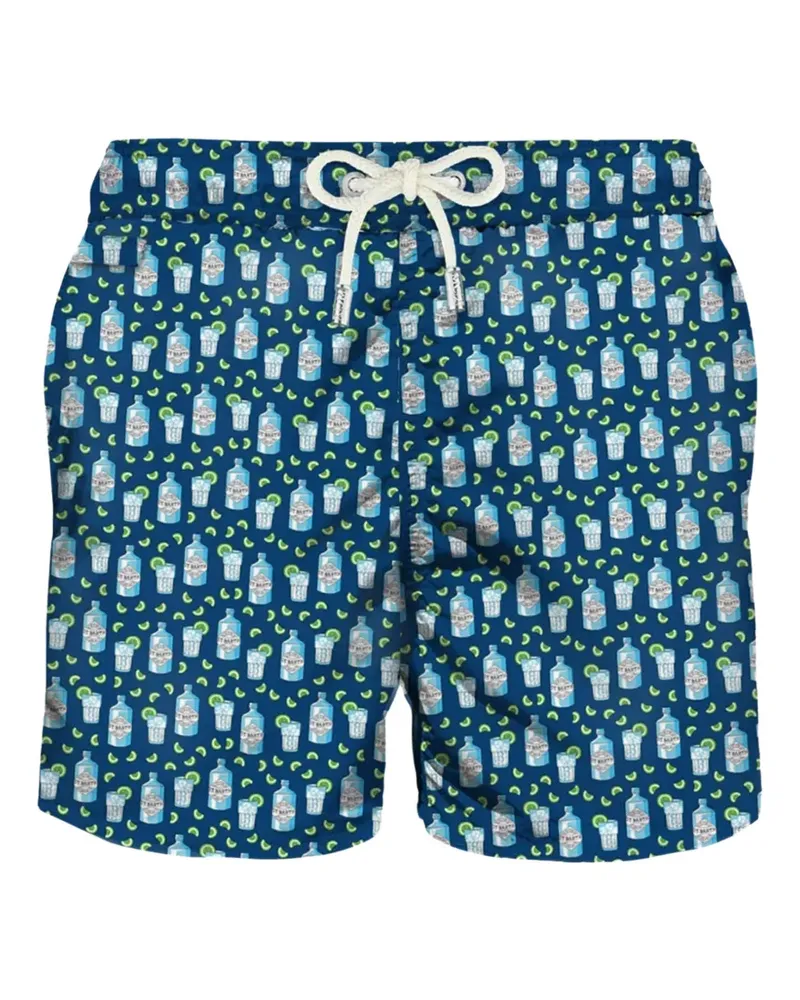 MC2 Saint Barth micro fantasy print shorts - Blau Blau