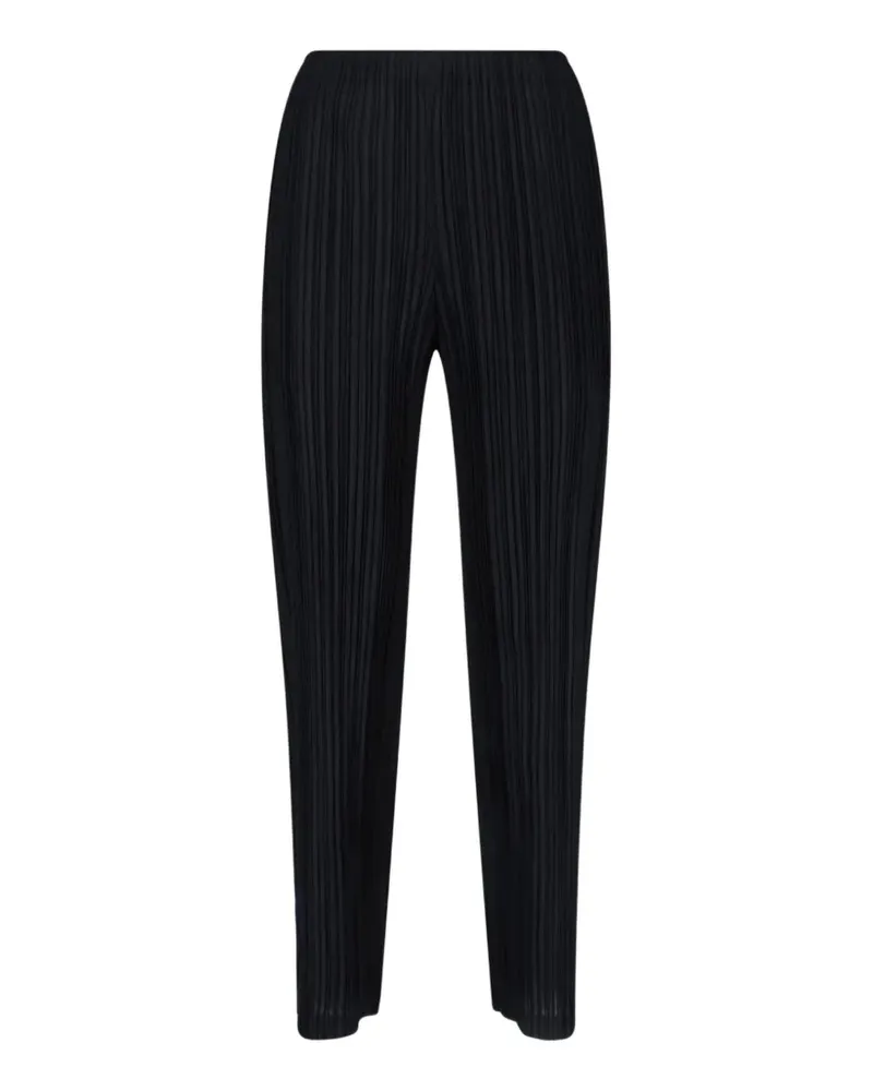 Issey Miyake pleated trousers - Schwarz Schwarz