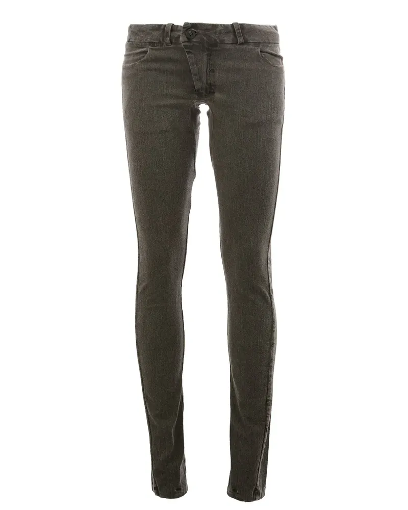 Boris Bidjan Saberi Tief sitzende Skinny-Jeans - Grau Grau