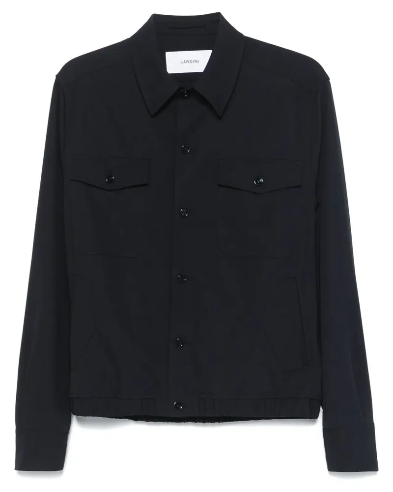 LARDINI Klassische Hemdjacke - Blau Blau