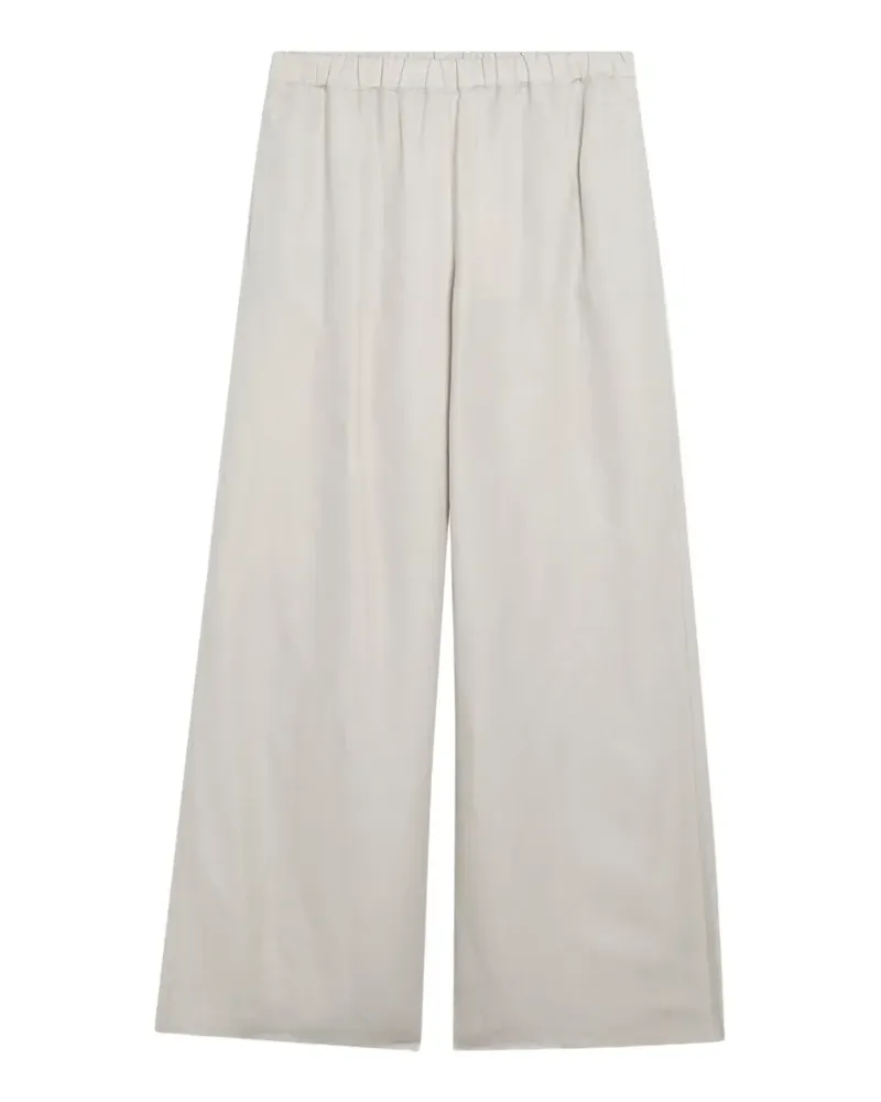 Max Mara elasticated-waist wide-leg trousers - Nude Nude