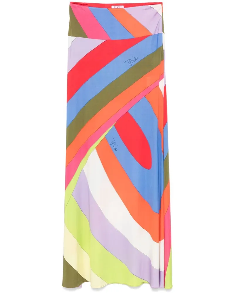 Emilio Pucci Maxirock mit Print - Violett Violett