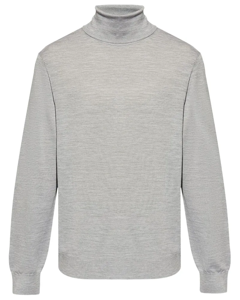 Theory Pullover mit Rollkragen Grau