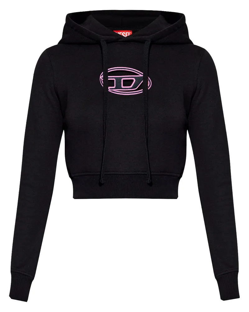 Diesel F-Slimmy-Hood-Od Hoodie Schwarz