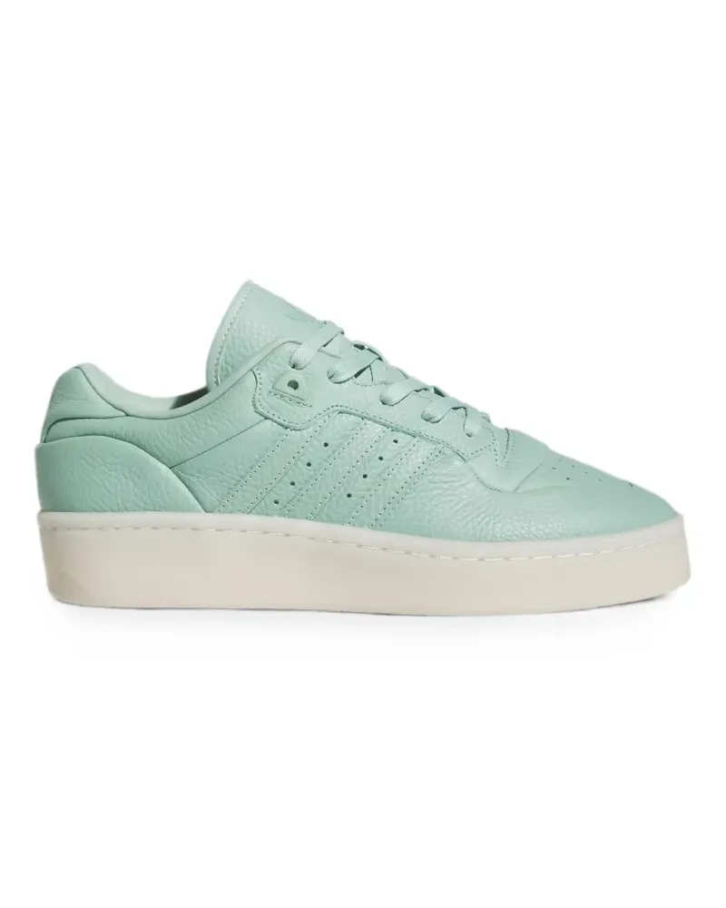adidas Rivalry Lux Low Sneakers aus strukturiertem Leder - Grün Grün