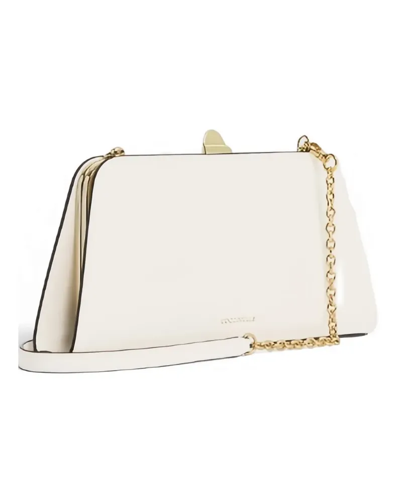 Coccinelle logo-appliqué shoulder bag - Nude Nude