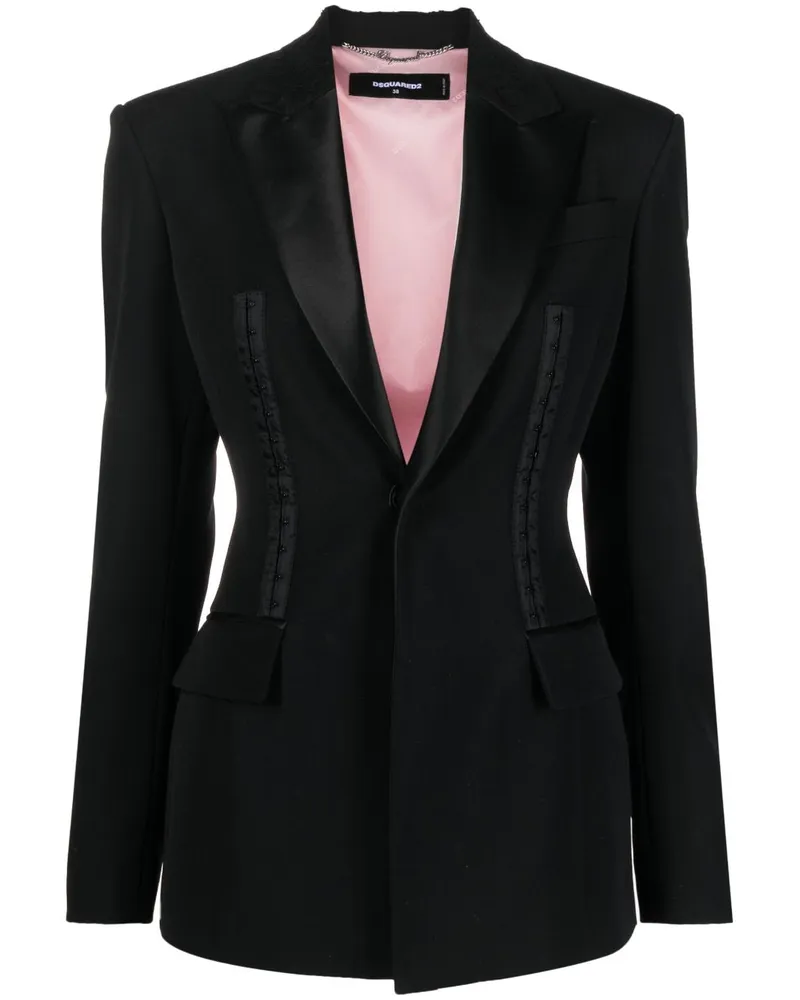 Dsquared2 Blazer mit Riemen Schwarz