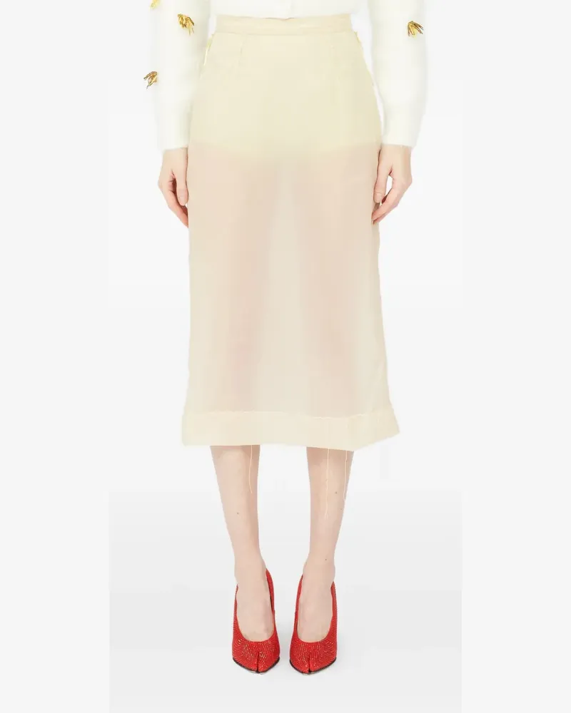 Maison Margiela Inside Out Bleistiftrock - Nude Nude