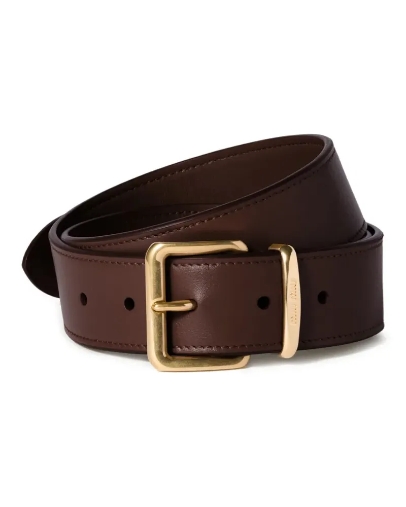 Miu Miu Klassischer Gürtel - Braun Braun