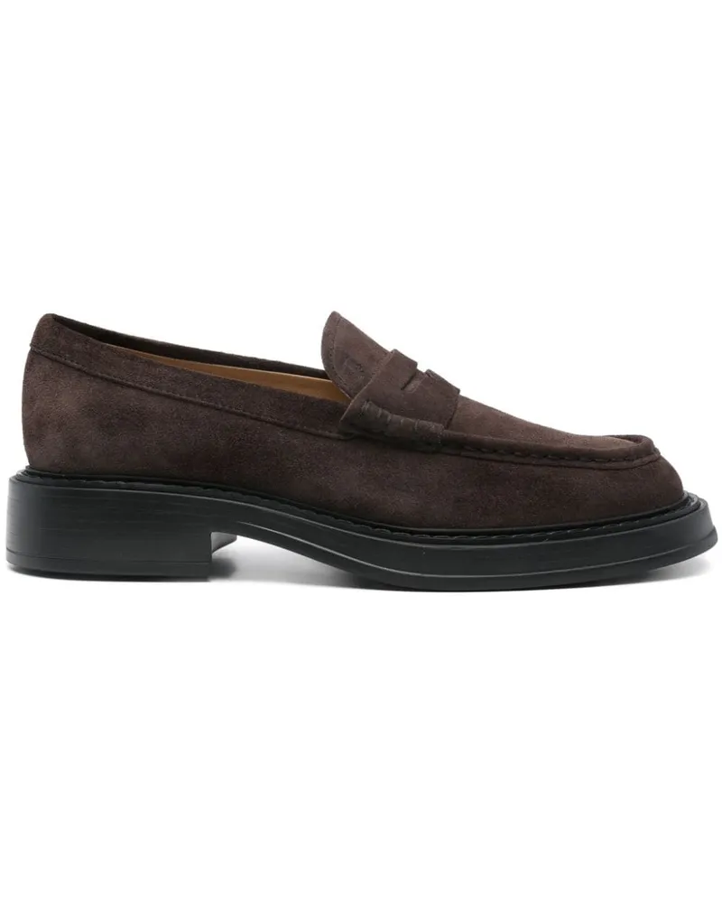 TOD'S Loafer aus Wildleder - Braun Braun